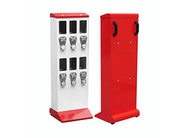 Colorful Capsule Vending Machine , Kids Vending Machine PC Metal Material